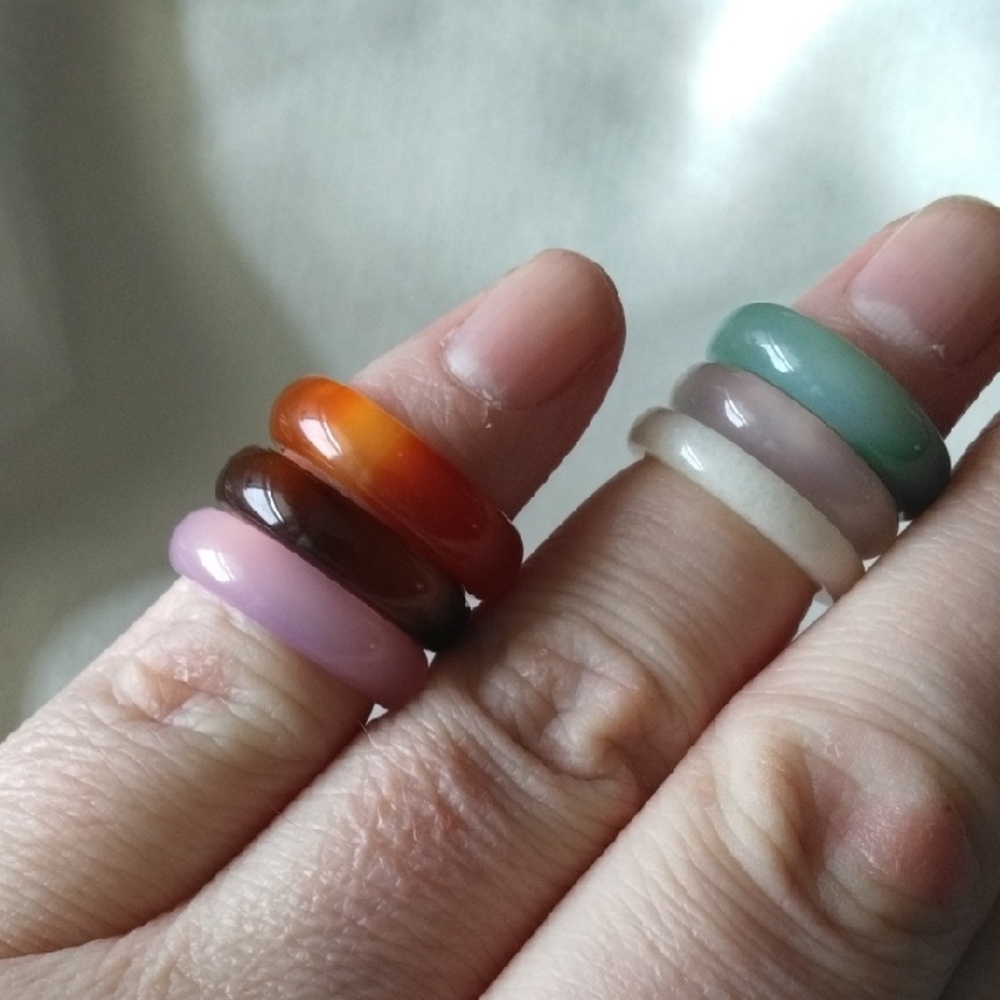 Elegant Multicolor Ring Set